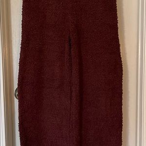 Skims Cozy Knit Pant, Garnet, SZ L/XL